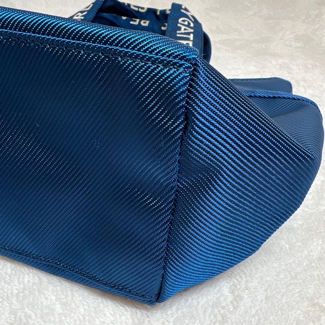 美品✨パーリーゲイツ 近年モデル カートバッグ ブルー　紺　ロゴ ニコちゃん