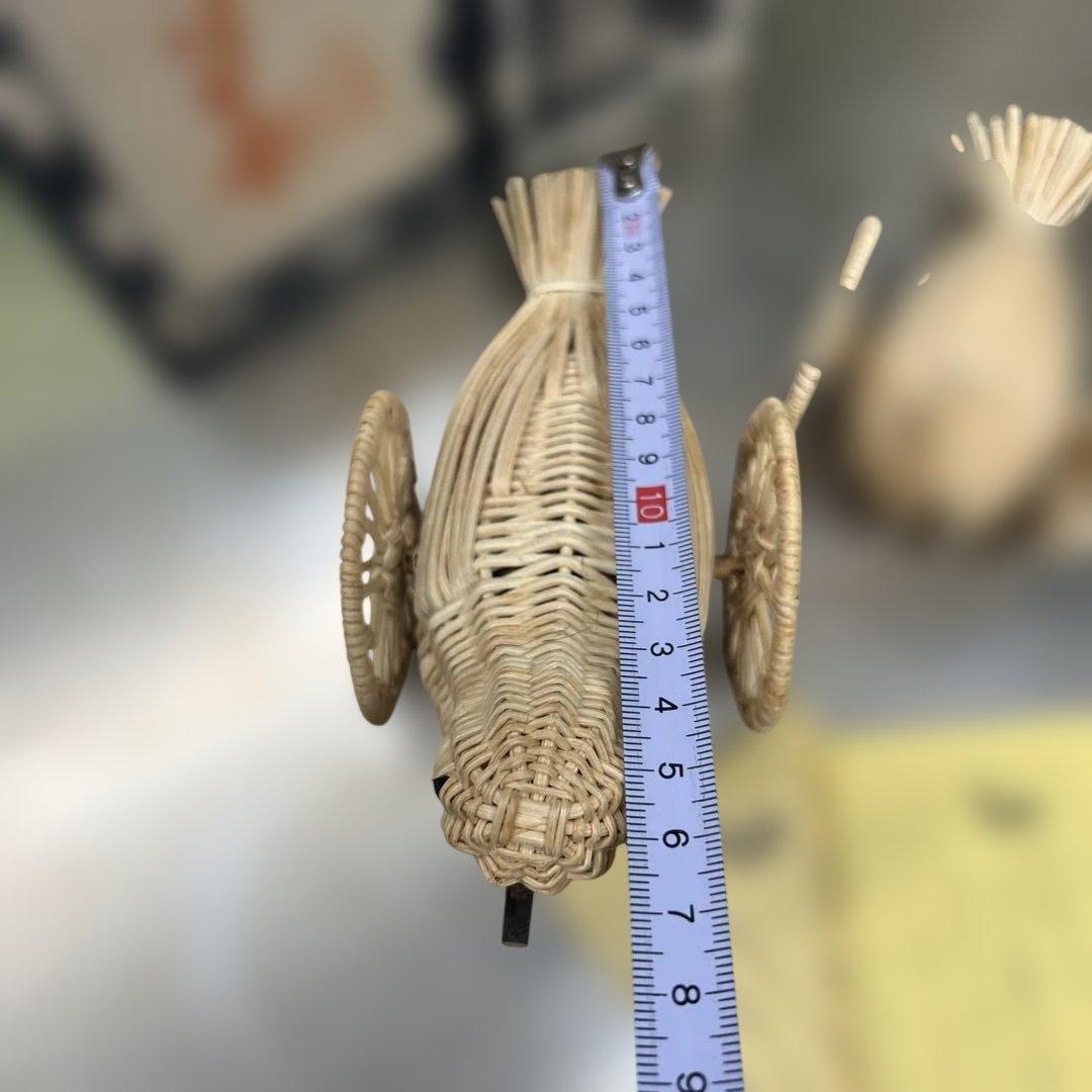 はと車　鳩車　はとぐるま　あけび細工　郷土玩具　レトロ　野沢温泉　箱　説明書付き