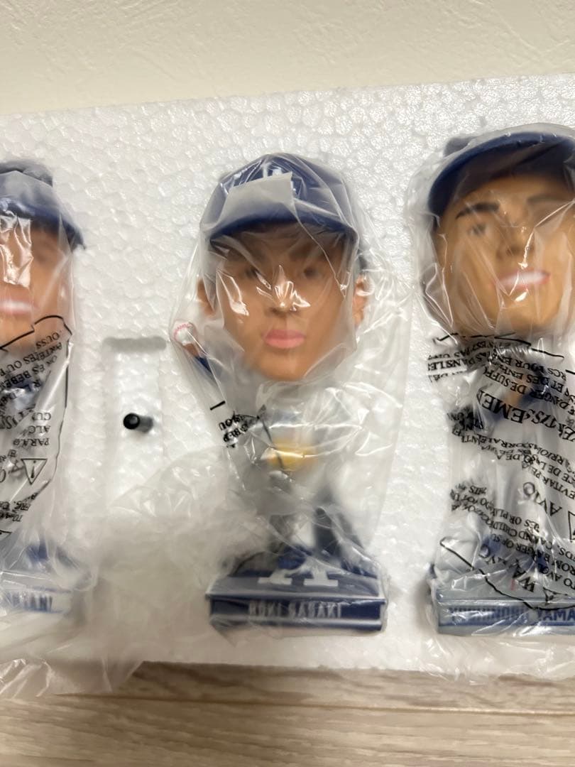 ミニビッグヘッズ 大谷翔平 山本義隆 佐々木朗希　ボブルヘッド　バブルヘッド