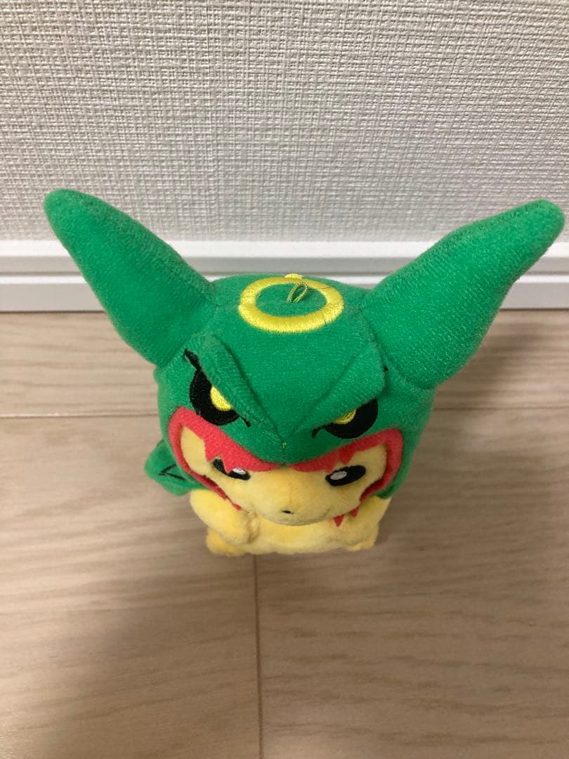 ピカチュウ　レックウザ　ポンチョ