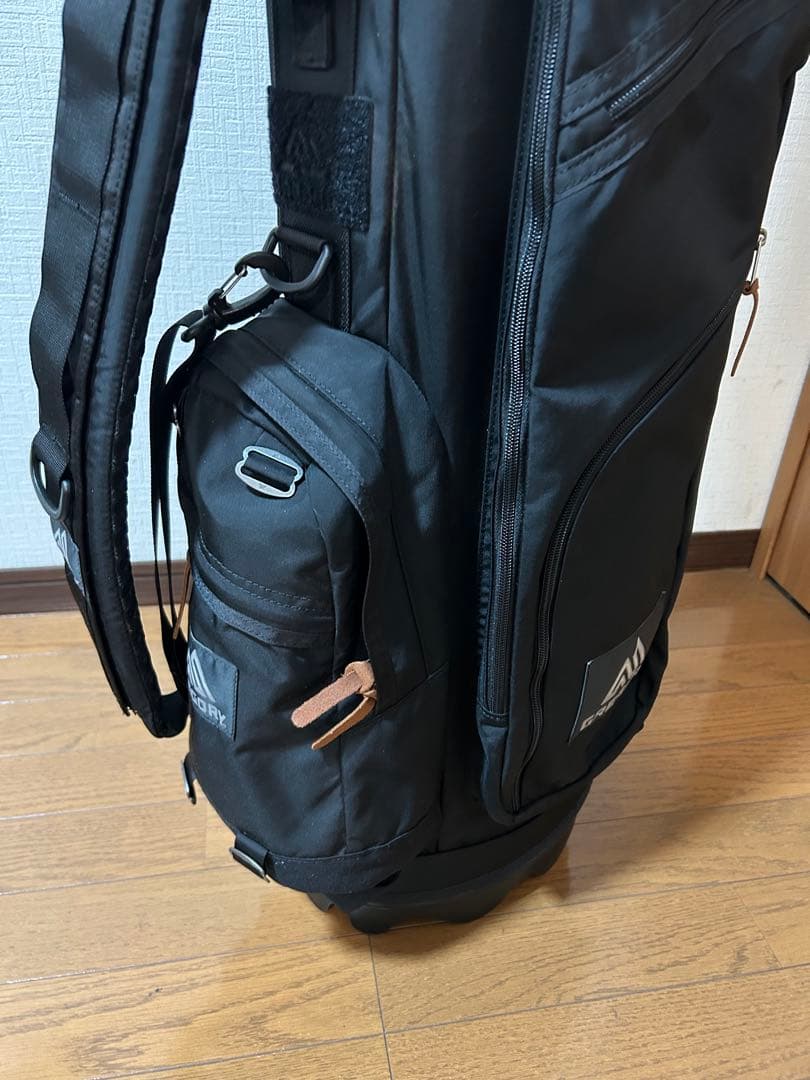 GREGORY ゴルフバッグ 黒 スタンド付き