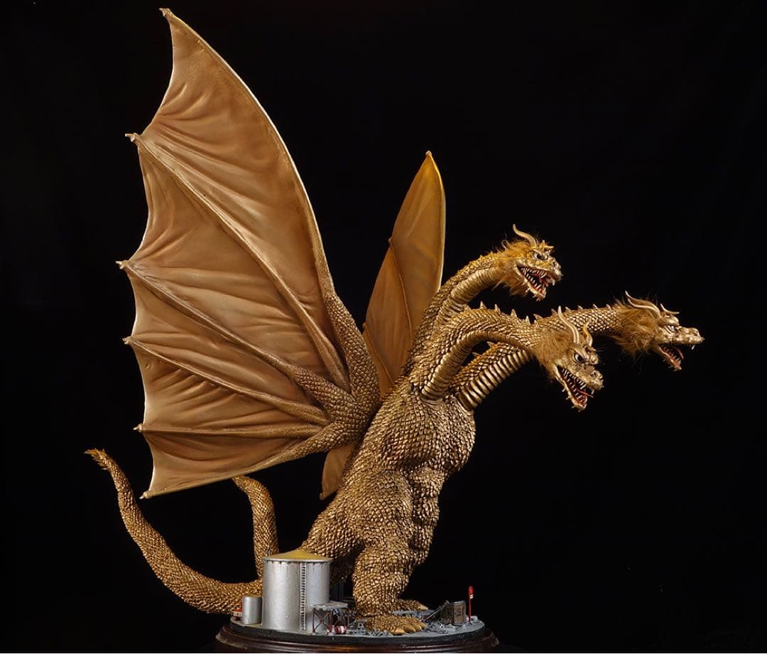レジンシェフとうけけ団 1/144 キングギドラ1972 レジンキット 未組立