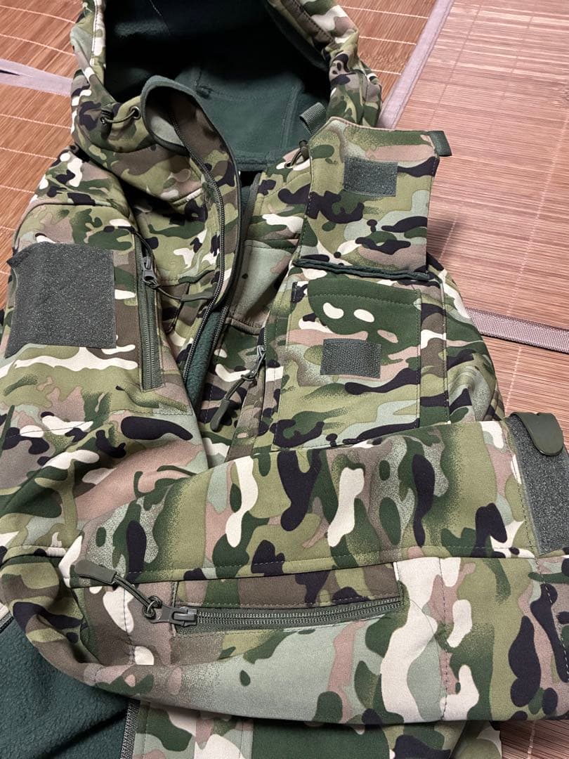 お買得未使用ロシア軍北朝鮮軍仕様マルチカム防寒外被表地防風撥水素材裏地総フリース