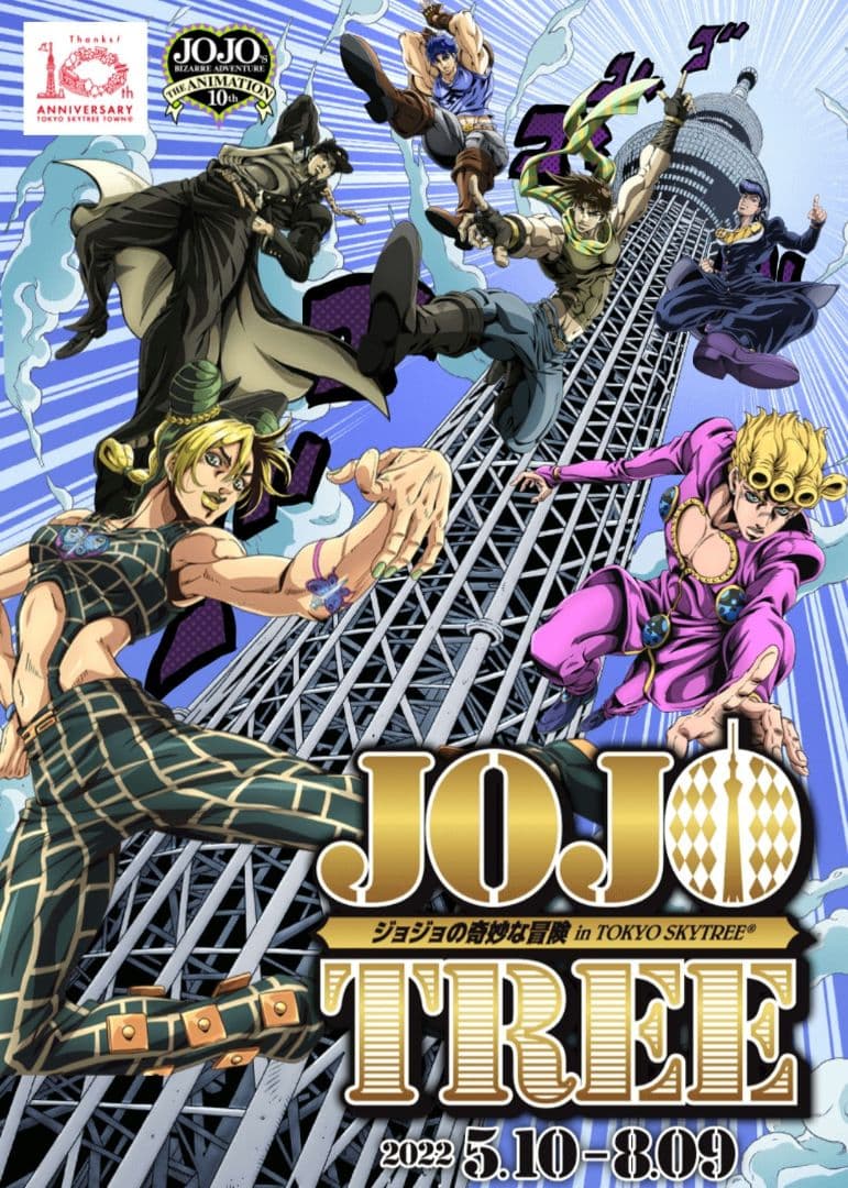 ジョジョツリー 3連キーホルダー コンプリートセット