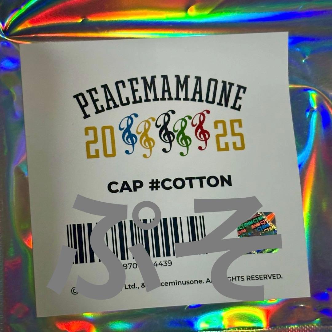 GDRAGON PEACEMAMAONE 2025 キャップMAMA コットン