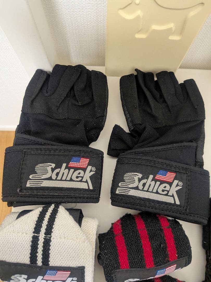 schiek リフティンググローブ　リストラップ　トレーニングセット