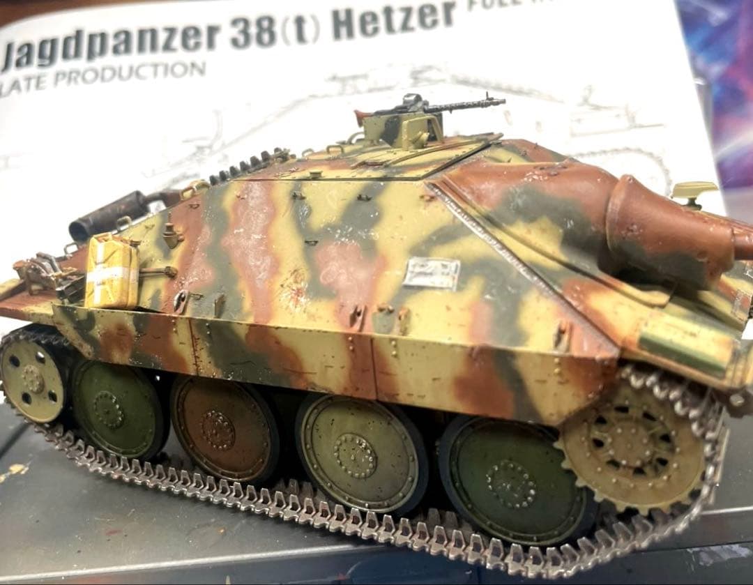タコム1/35 38式軽駆逐戦車 ヘッツァー 後期型w/フルインテリア