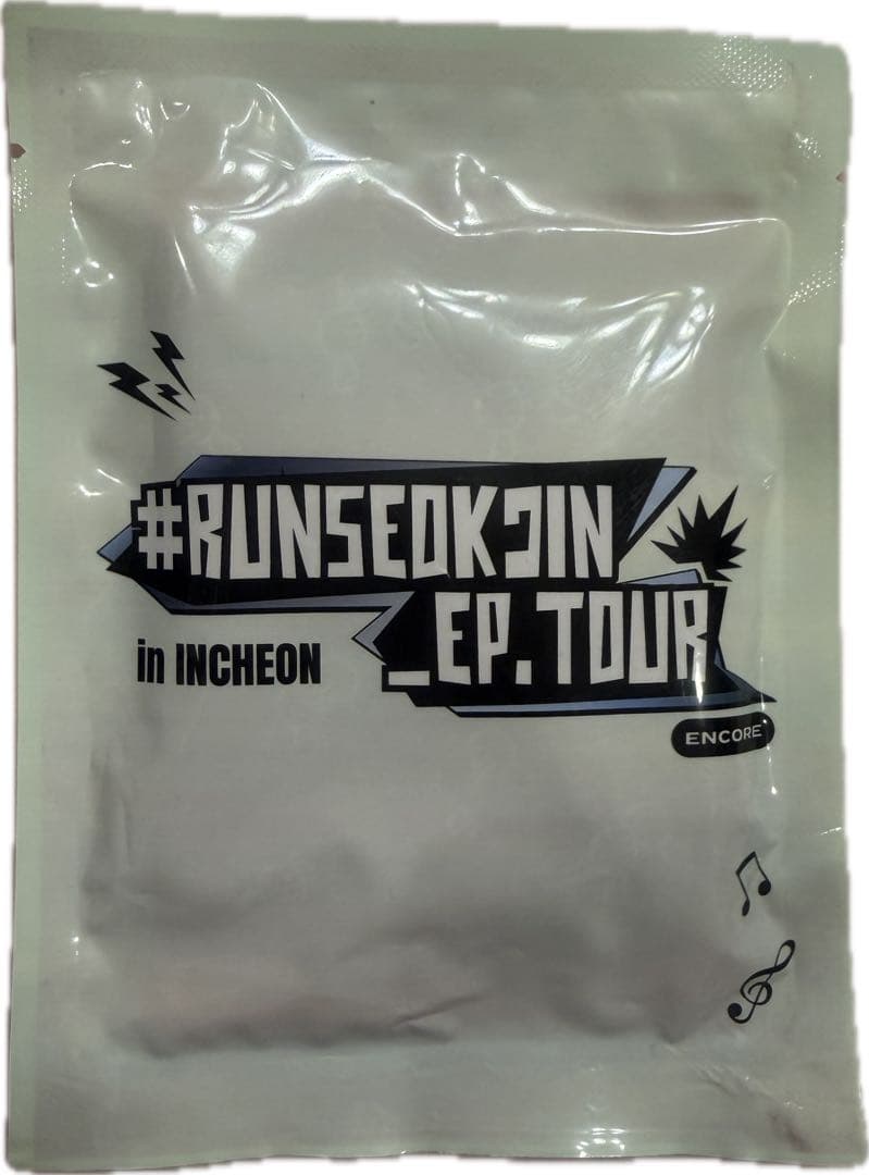 RUNSEOKJINアムステルダム会場限定シャツM ツナの空箱とホカロンオマケ