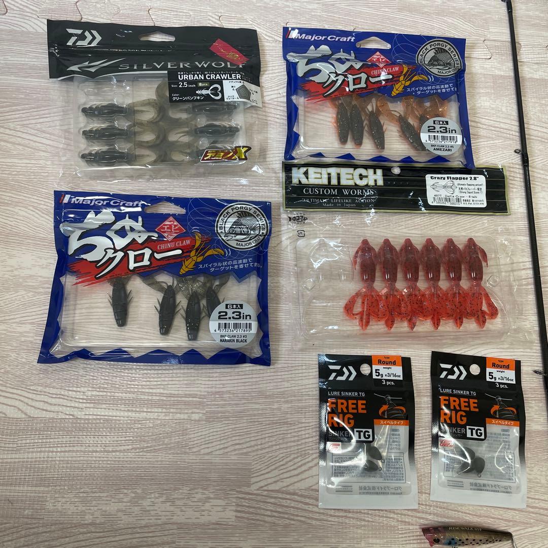 MOMO2022モデル　シルバーウルフ76MLSダイワ　チニングセット