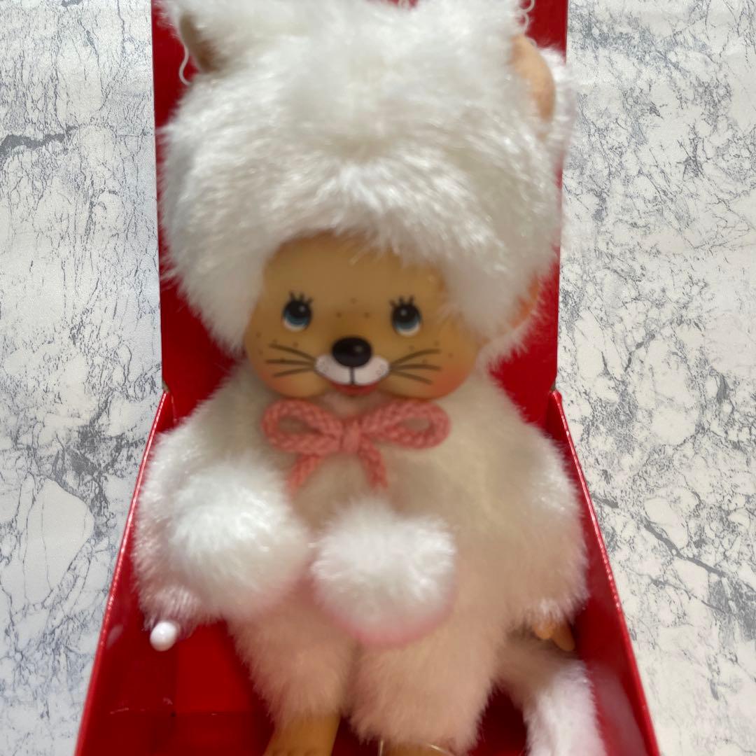 海外限定　モンチッチ　ねこ　ネコ　ホワイトキャット　EU限定　White Cat