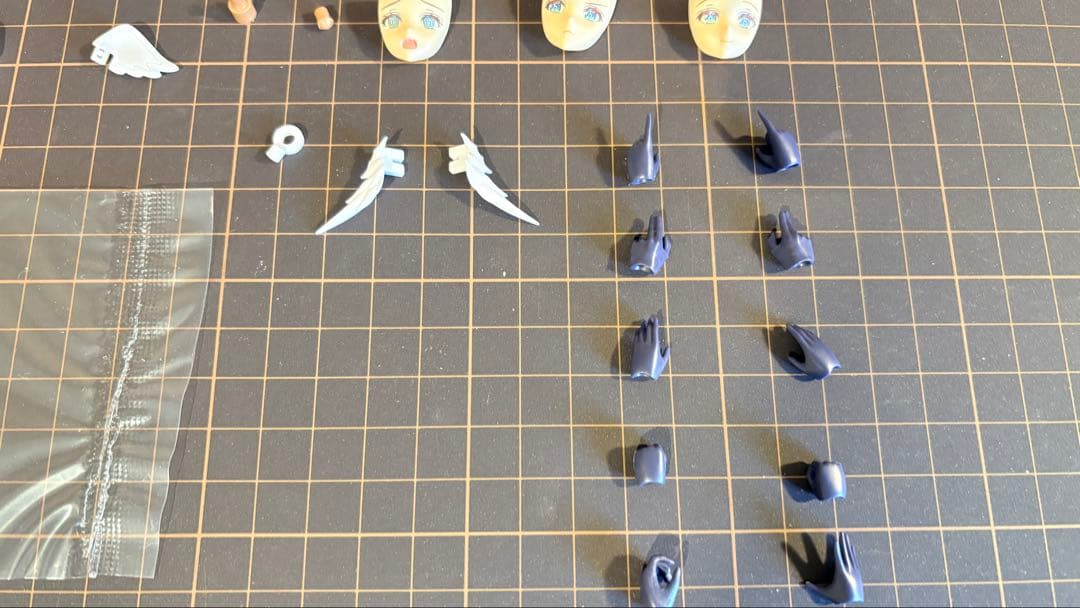 コトブキヤ　アルカナディア　エルメダ　完成品　特典パーツ　合わせ目処理　つや消し