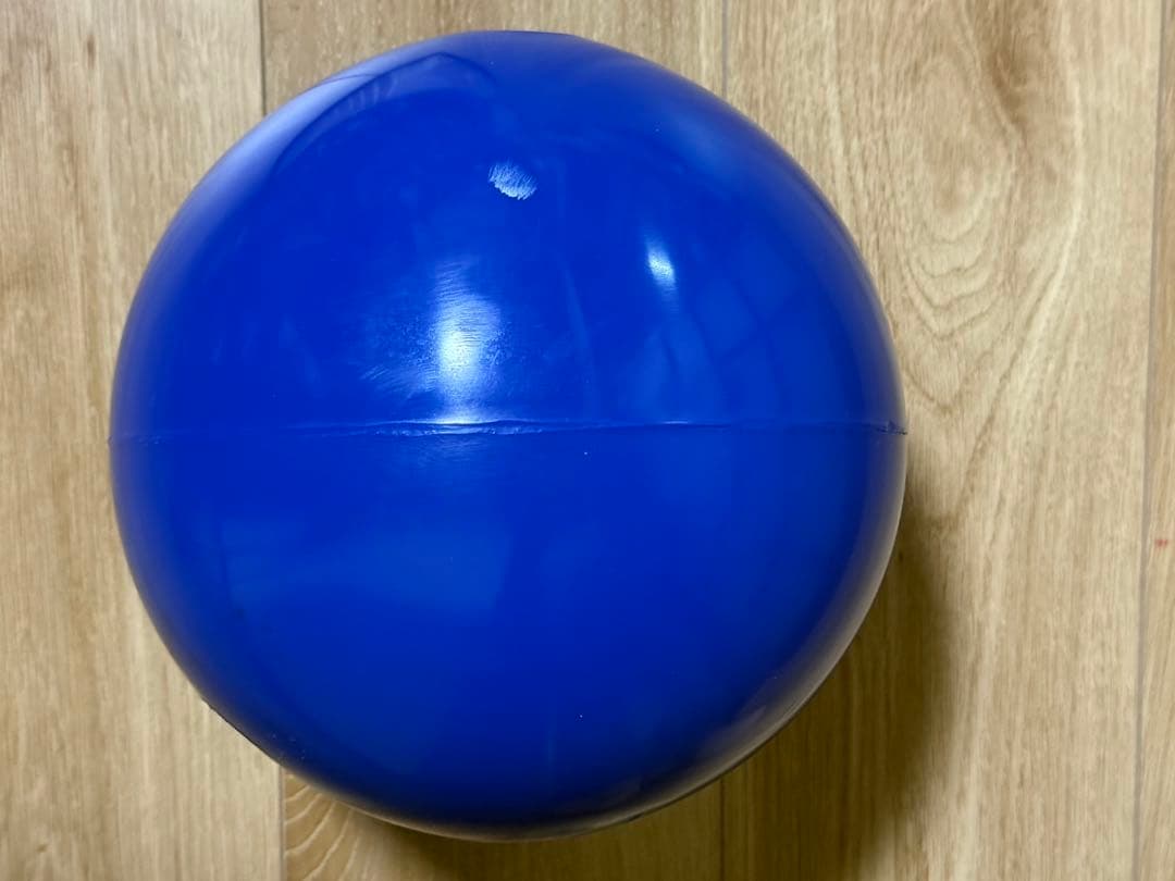 ボウリング　練習用ボール　ゴムボール　4ポンド　青　トレーニング用