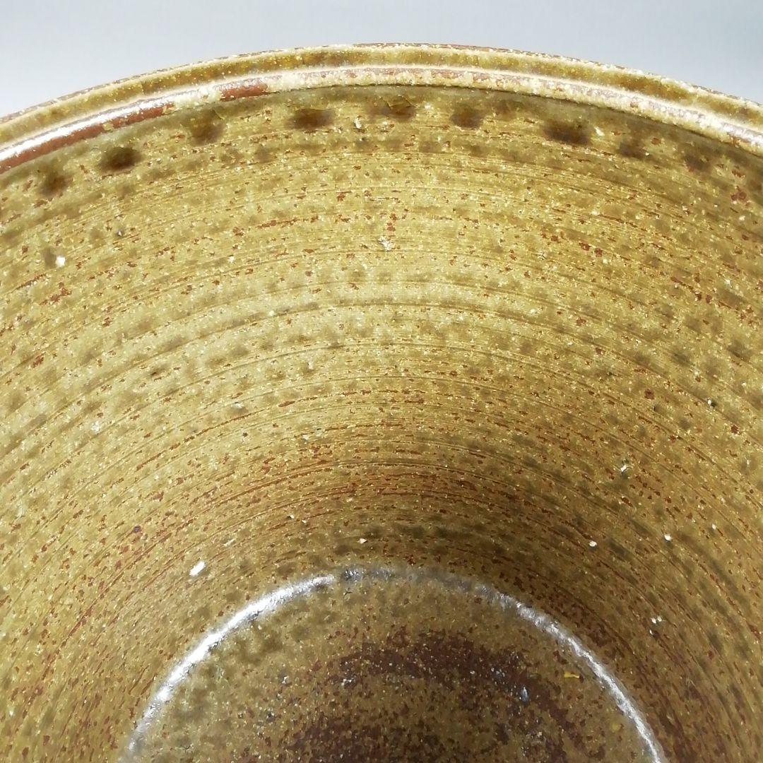 Ｗ１９３　水指　『縄簾　水指』『大石督幸 造』　共箱　茶道具