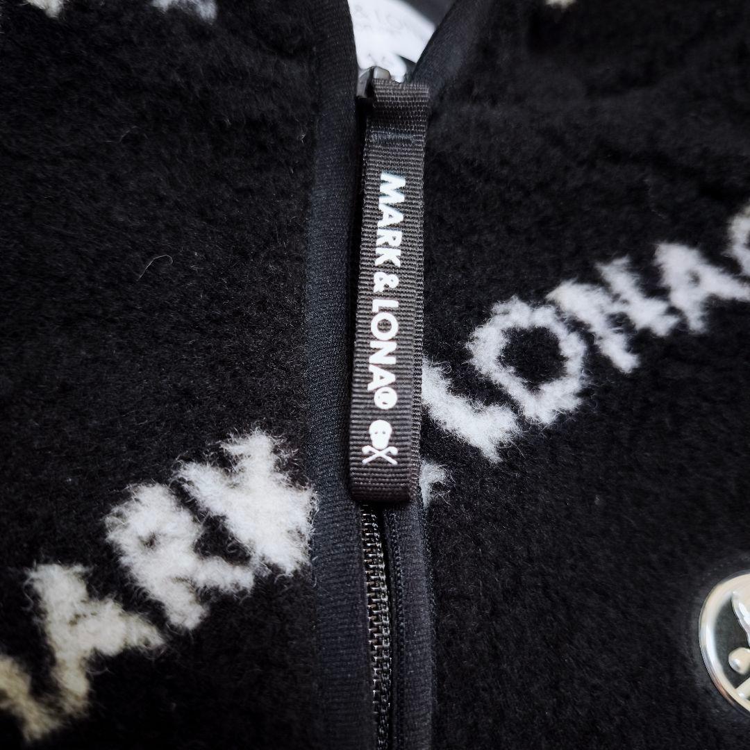 【極美品】23AW MARK&LONA マークアンドロナ ボアブルゾン 46 黒