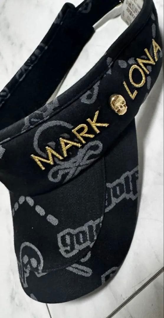 値下げ　MARK & LONA スカルプリント バイザー