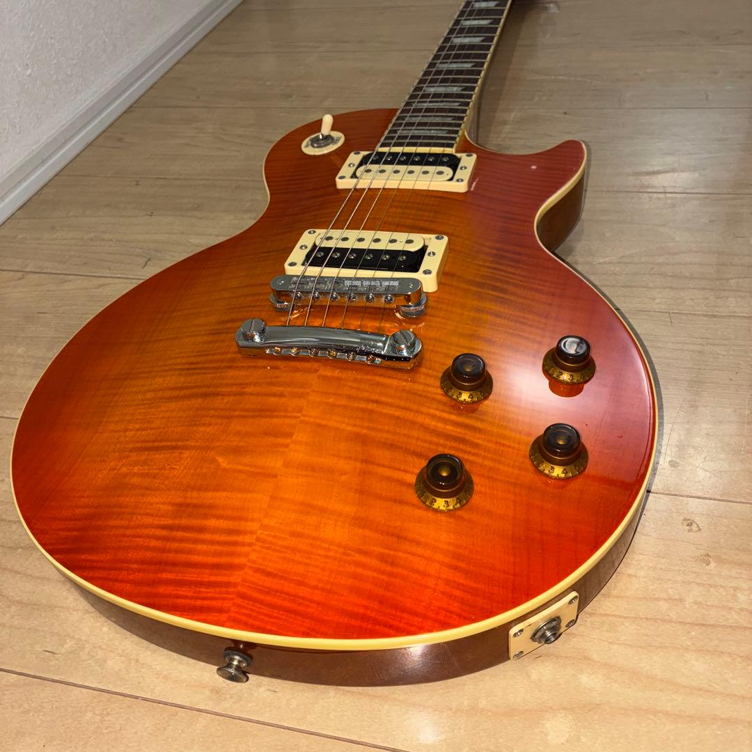 弦交換済み！激虎目　王道　laid back エレキギター レスポールタイプ