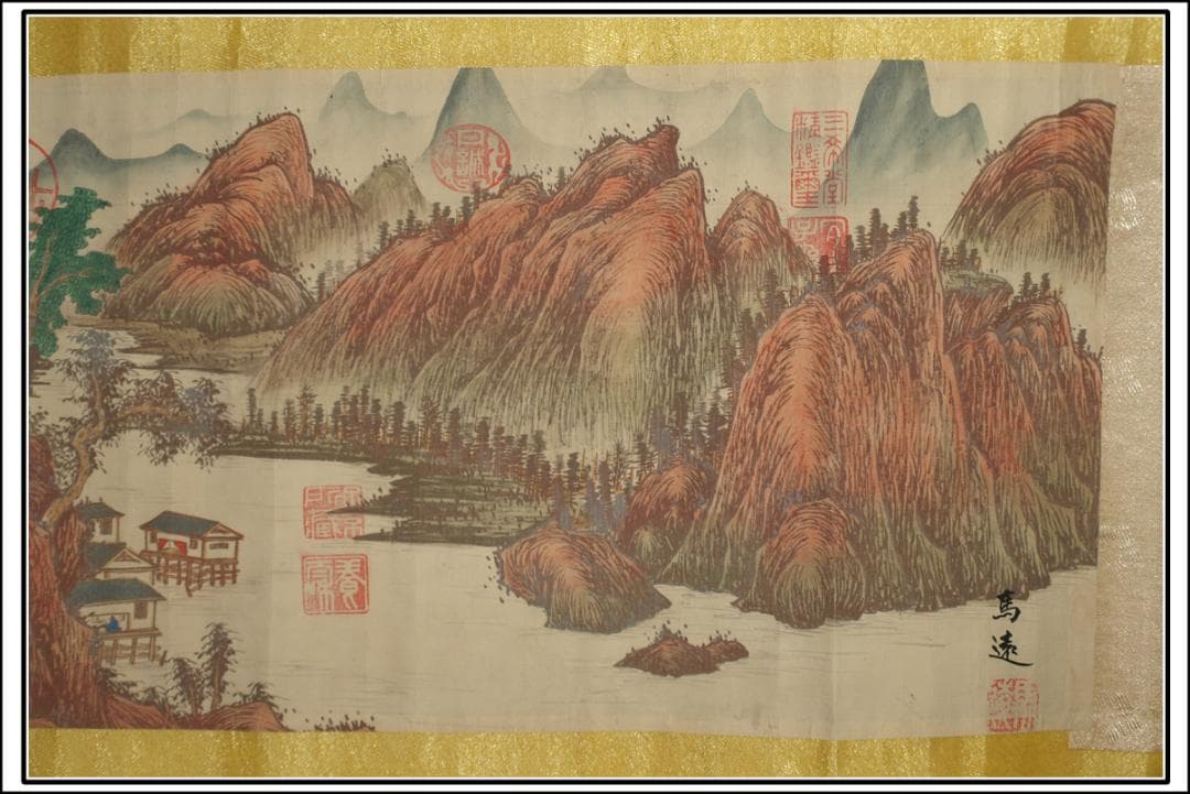 中国宋時代の掛軸　激安骨董品　肉筆保証　博物館保管品 BD365A11-6