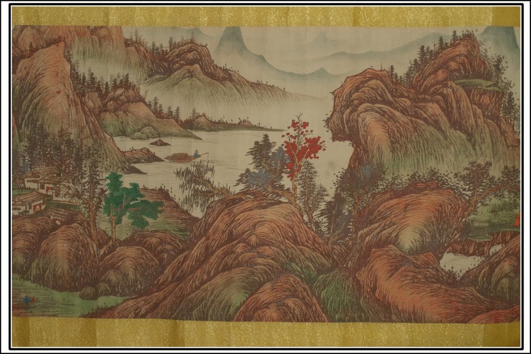 中国宋時代の掛軸　激安骨董品　肉筆保証　博物館保管品 BD365A11-6