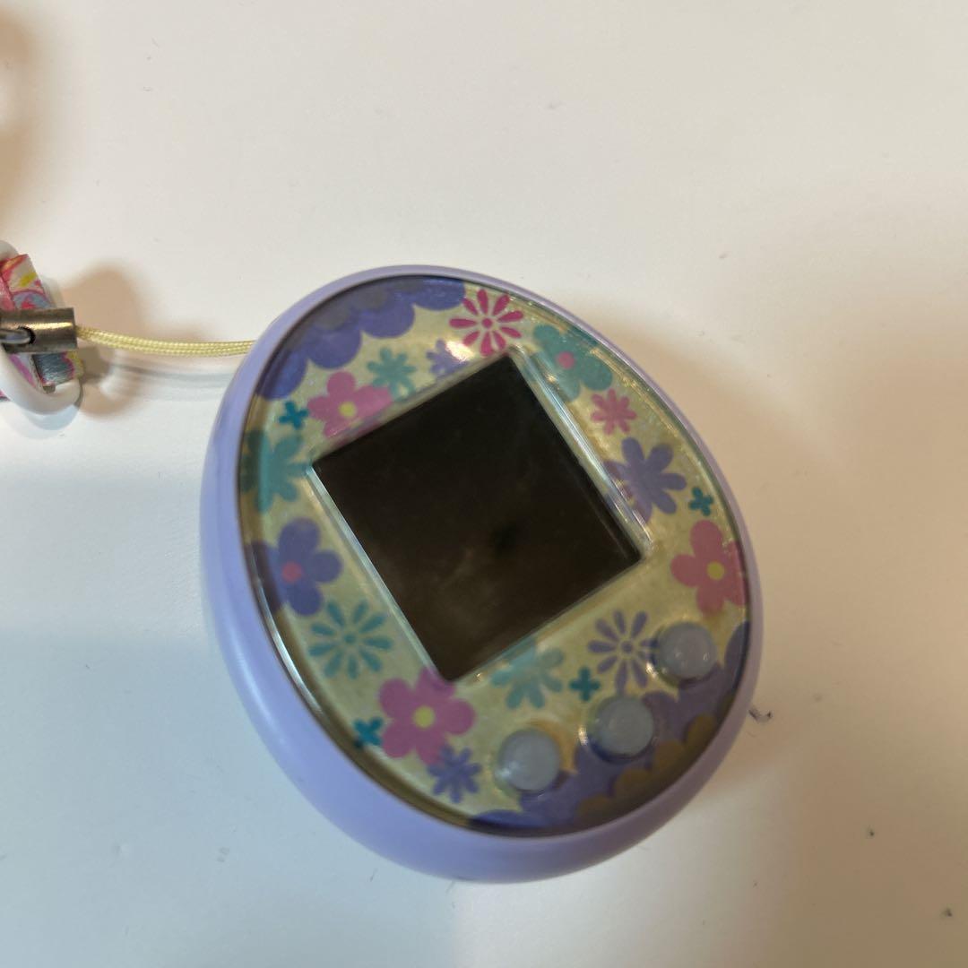 たまごっちみーつ　パステル　ラベンダー 花柄　パープル