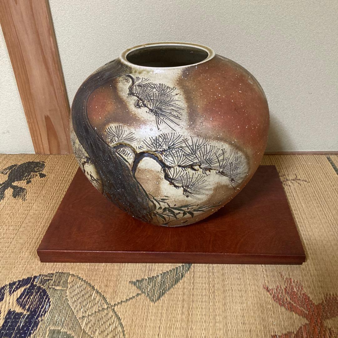信楽焼の花瓶
