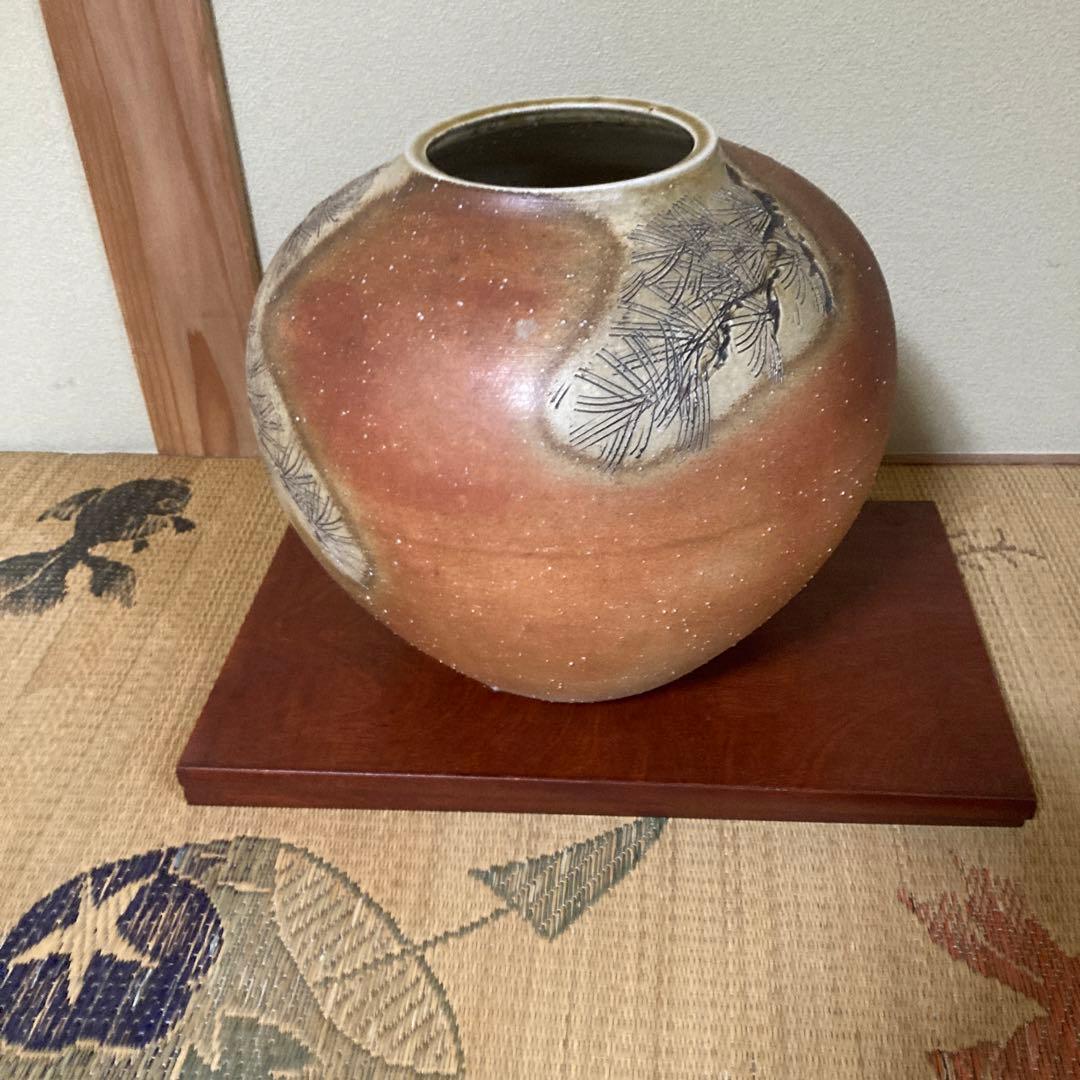 信楽焼の花瓶