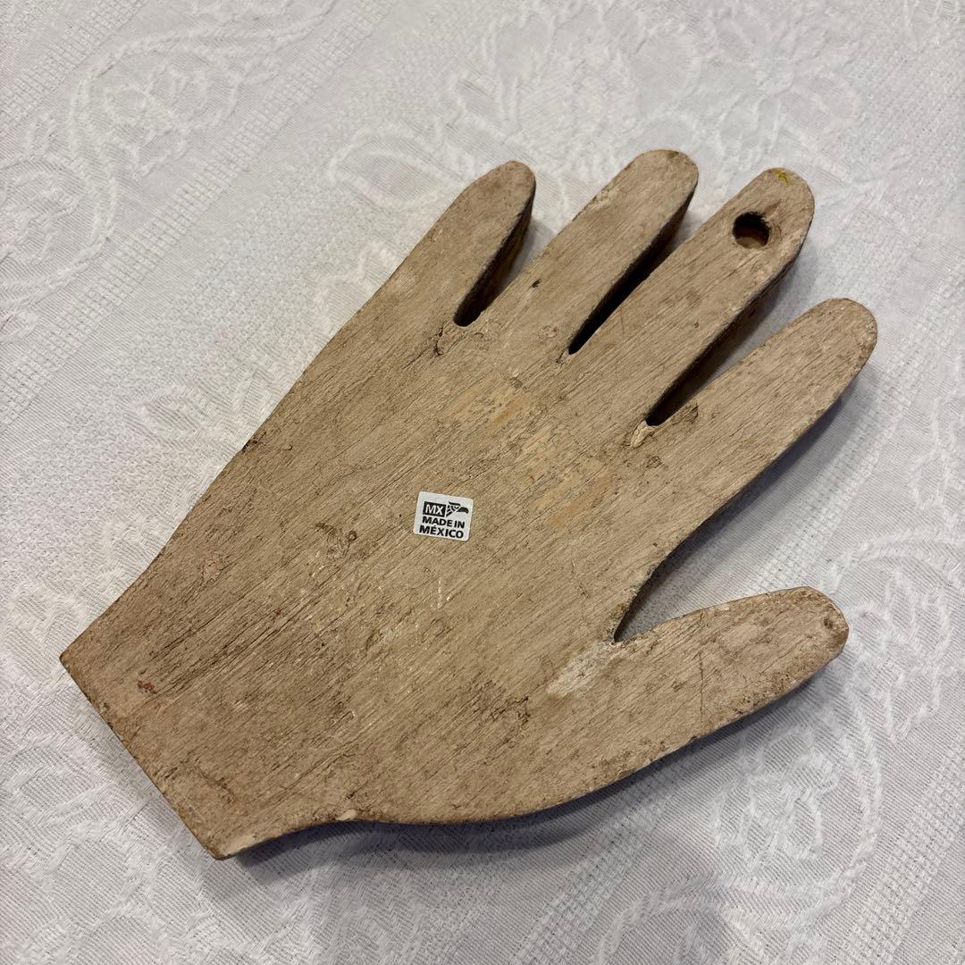 ハンドモチーフ　オブジェ　置き物　メキシコ