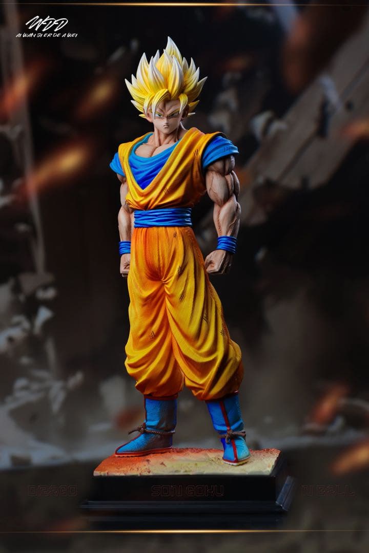 孫悟空　スーパーサイヤ人2　フィギュア　ドラゴンボール　ガレージキット