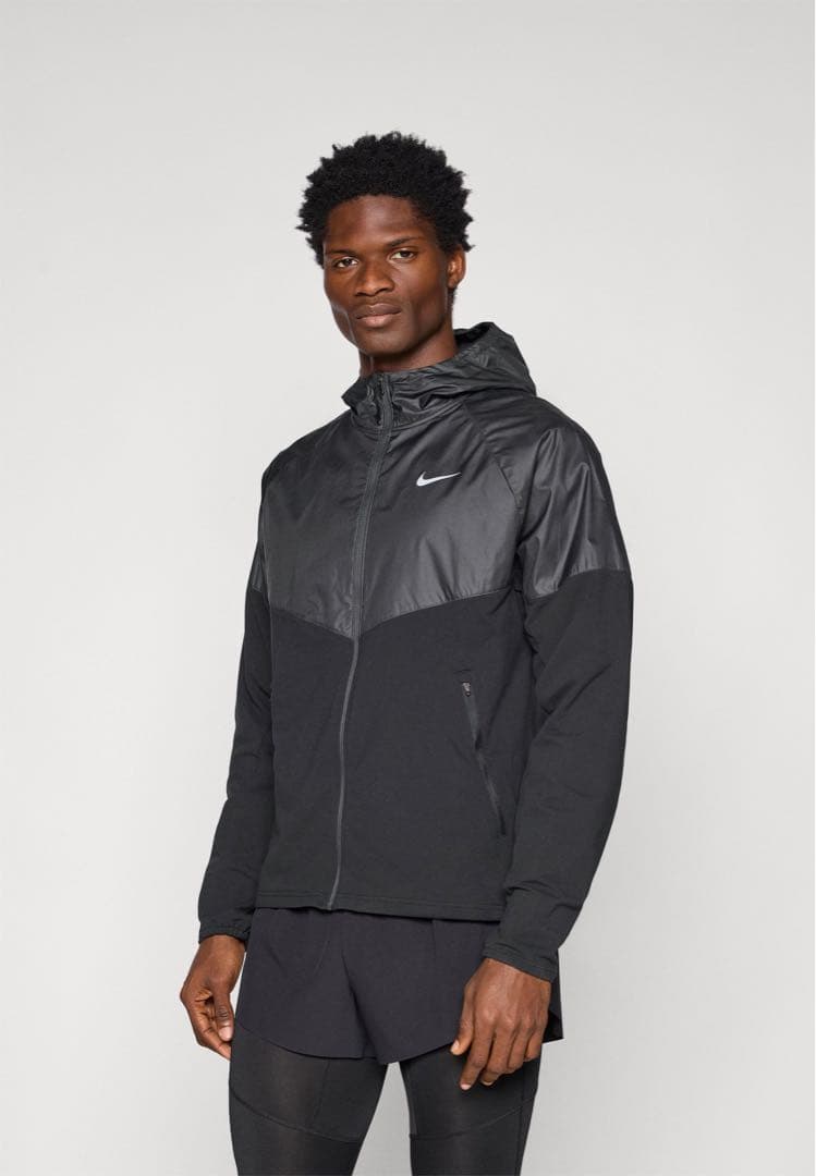 2XL 新品 ナイキ ランニングジャケット 防寒 サーマ ウィンドブレーカ