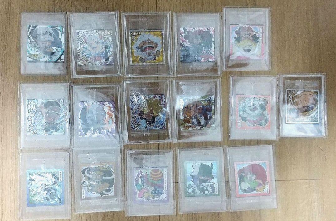 ワンピース　ウエハースシール ニカ log6 金色ニカ　USGR　大海賊シール