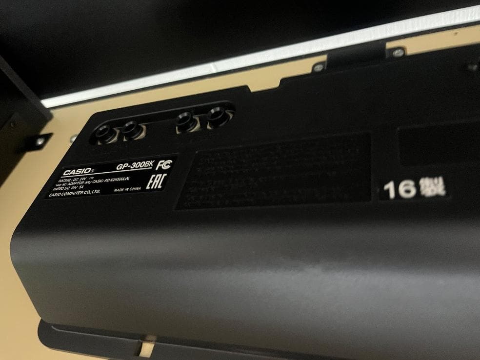 ★70162【電子ピアノ】CASIO　GP300BK　16年製