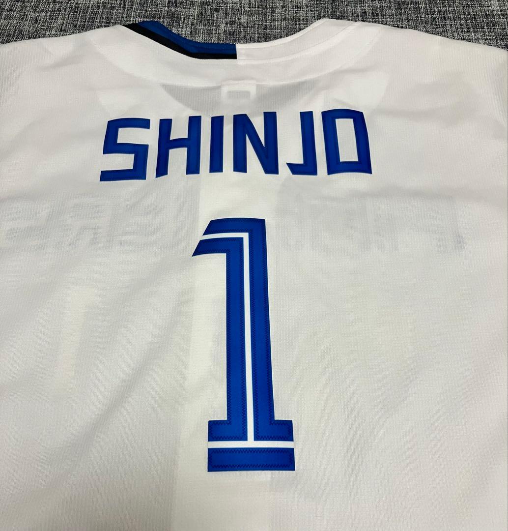 美品 未使用 SHINJO 新庄剛志 レプリカユニフォーム 送料込 Msize