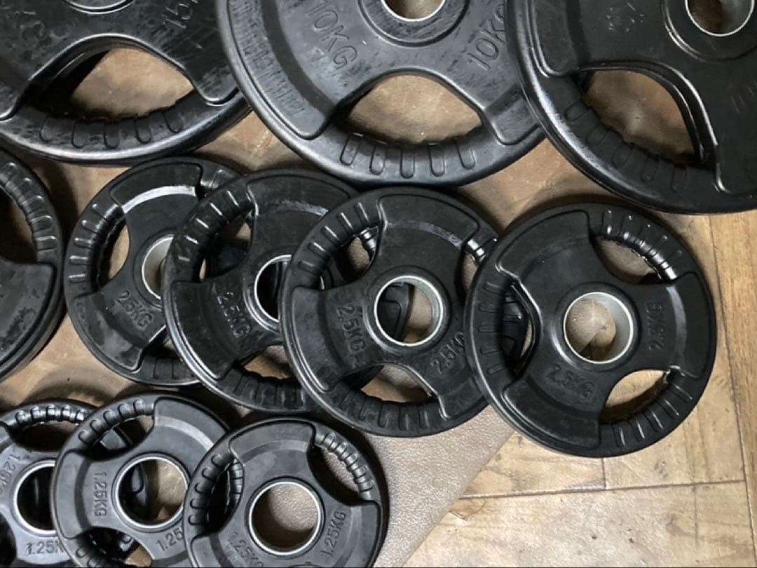 バーベルプレートセット 計115Kg 穴径50mm