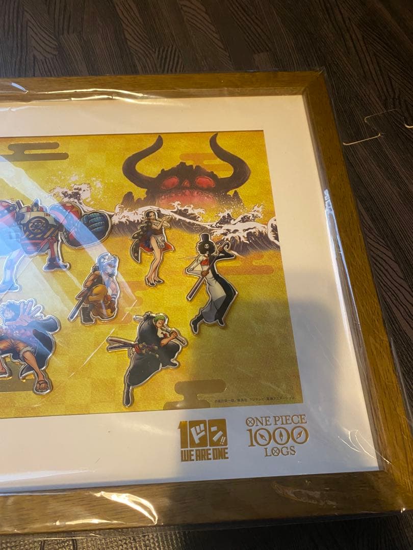 ワンピース　額装ピンバッジ　1000話　10 0巻　記念