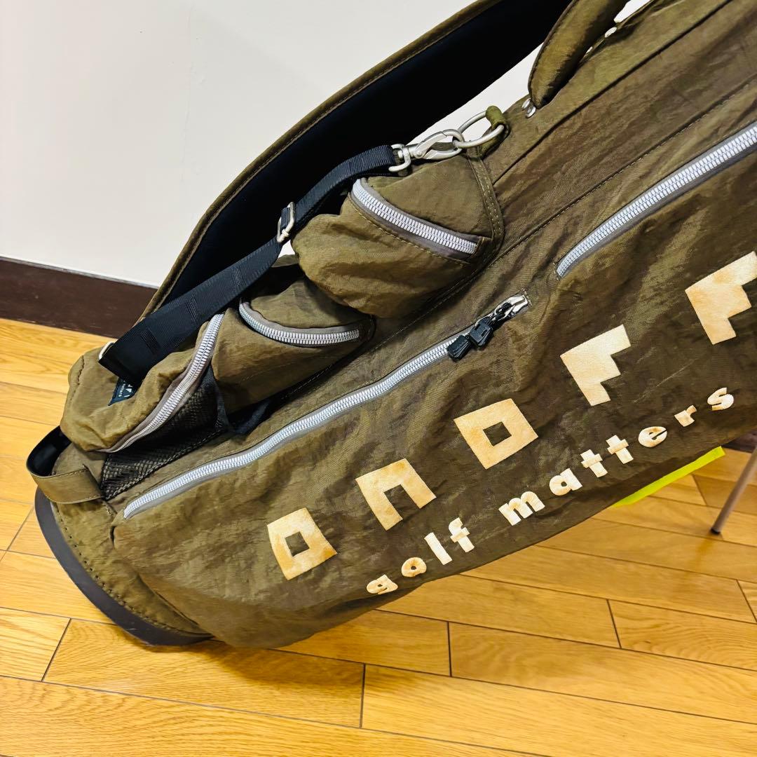 【希少品】　ONOFF キャディバッグ　ゴルフバッグスタンド式　送料込み