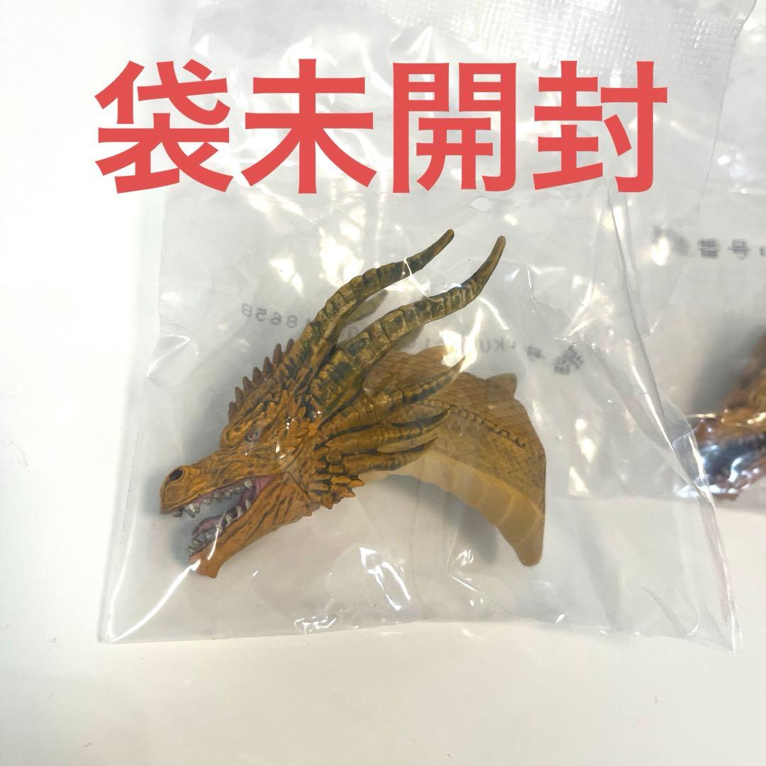 一番くじ　モンスターヘッド　キングギドラ　F賞　3点セット