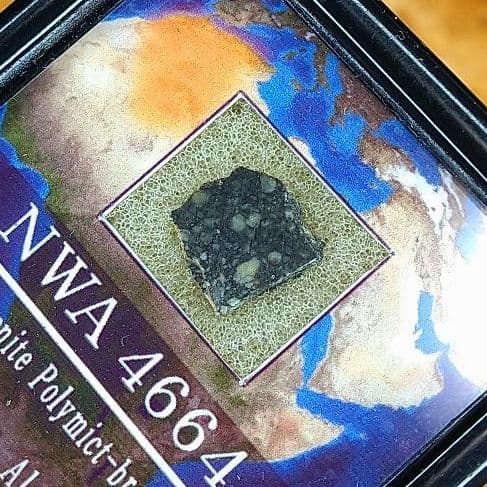 綺麗なダイオジェナイト NWA4664隕石標本