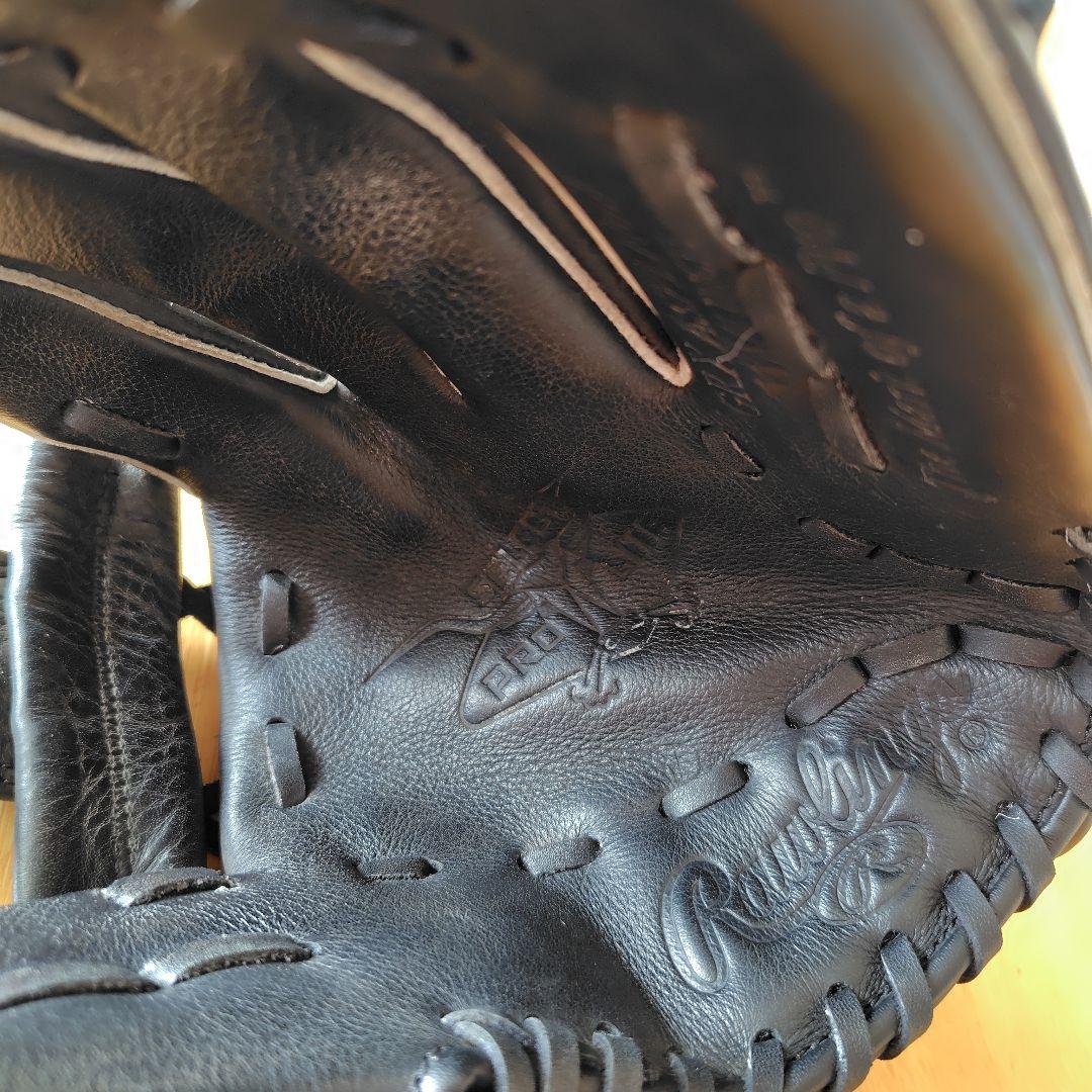Rawlings 軟式内野用グローブ 黒　ジュニア　中古美品