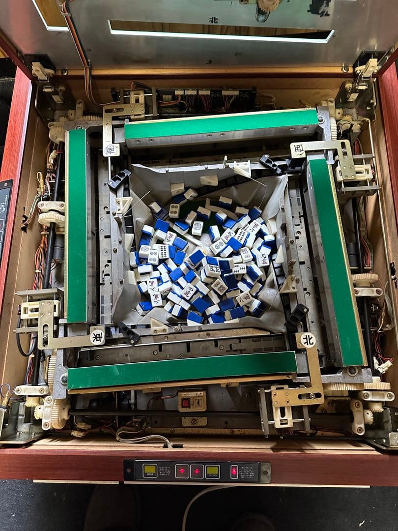 【ジャンク品】全自動麻雀卓 座卓タイプ かきぬま 雀夢C型　KJ-8310C型