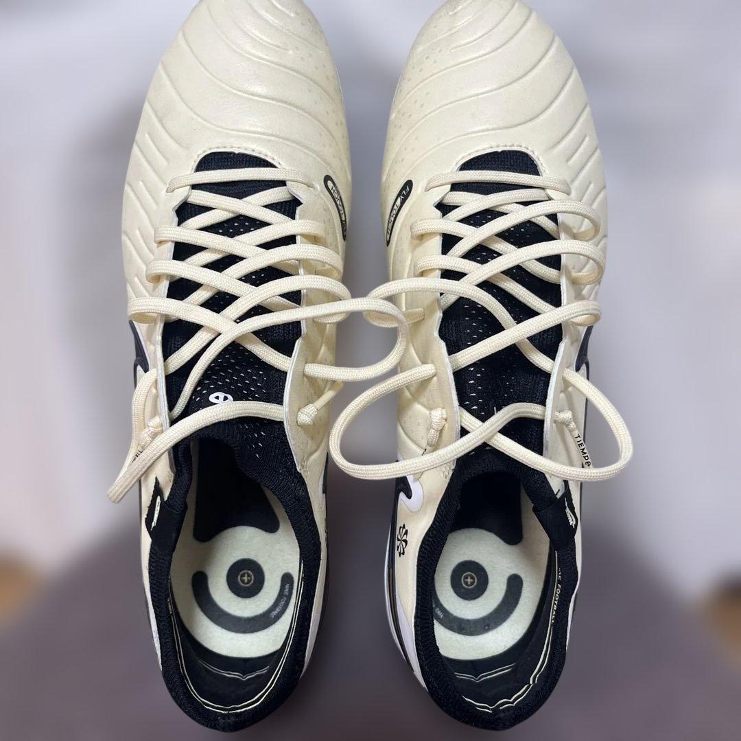 Nike ティエンポ10 エリートFGホワイト/ブラック