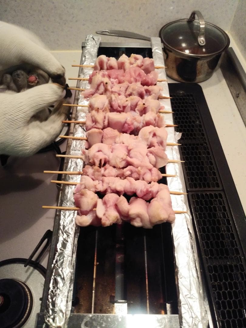 売れてます ♪ やきとり 焼器台 串焼き キャンピングカー 模擬店 文化学園祭り