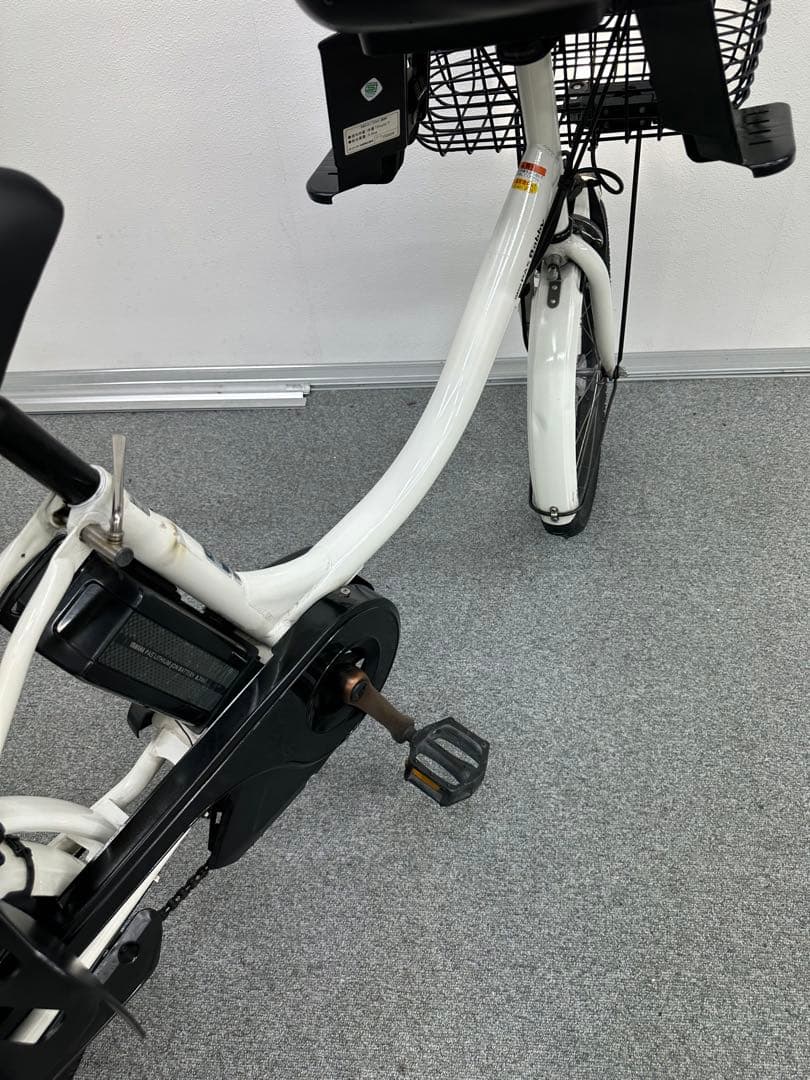 人気な車種　3人乗り電動自転車　ヤマハパスバビー　子供乗せシート付き　お買い得品