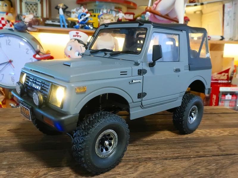 WPL 1/10 ジムニー C74-1 フルセット カスタム グレー クローラー