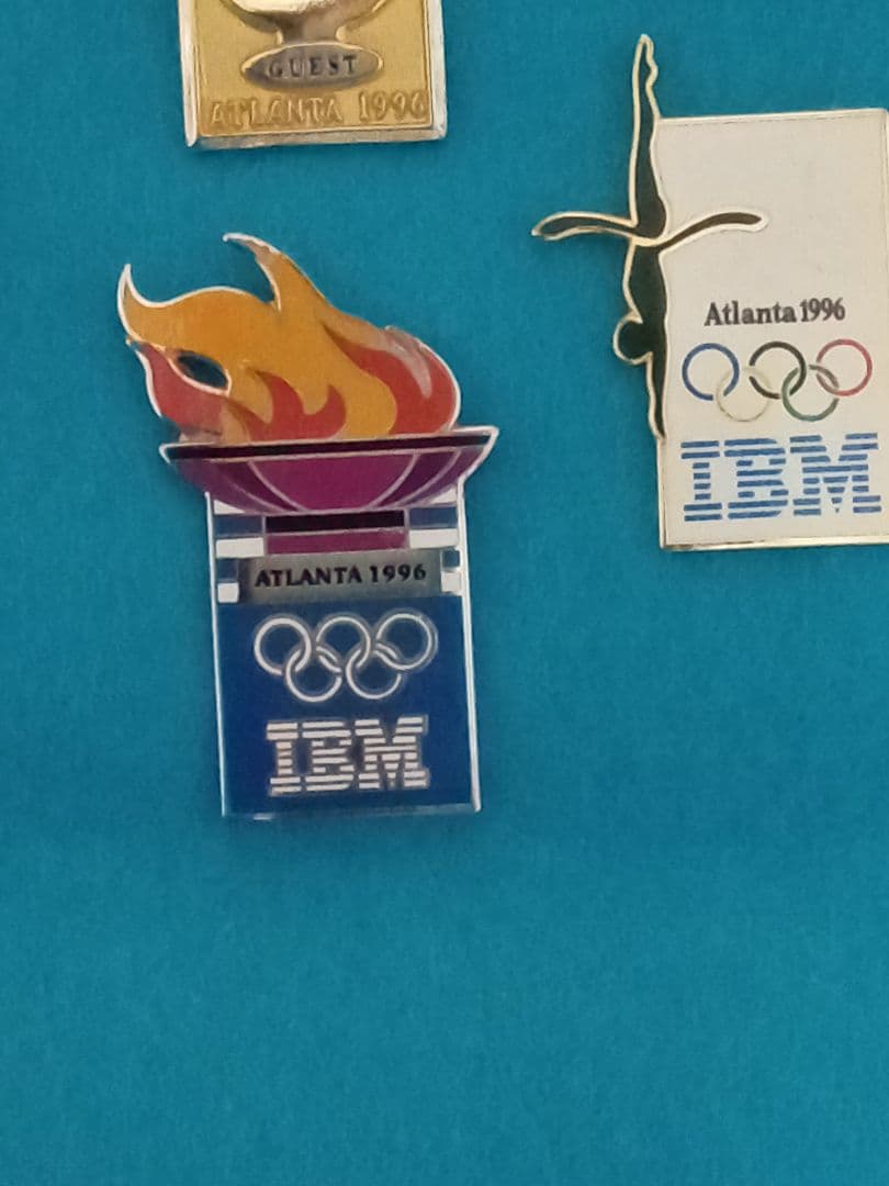 値下げしました　アトランタオリンピック1996年　IBM公式ピンバッジセット