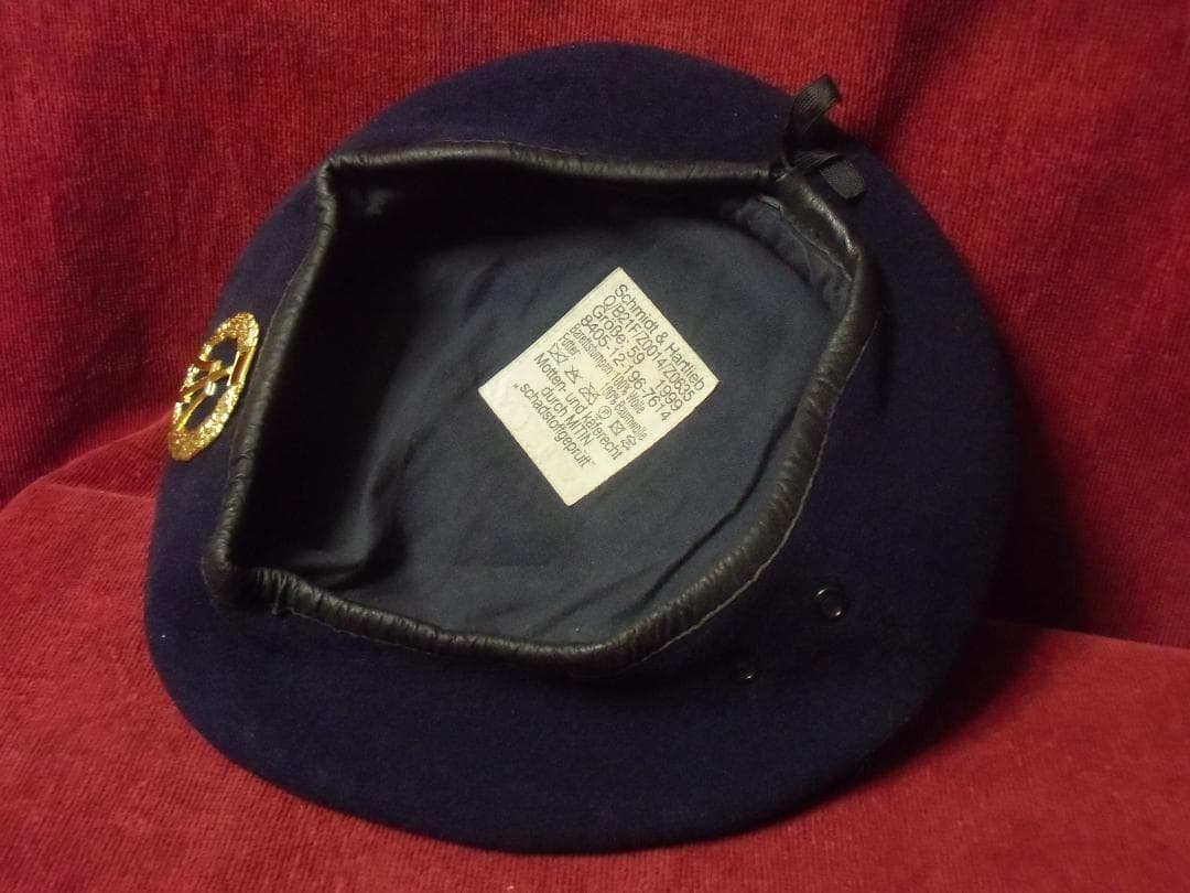 ＢＷドイツ軍/連邦軍＊ＫＳＭ/海軍特殊部隊ベレー帽＊５９ｃｍ（実物）