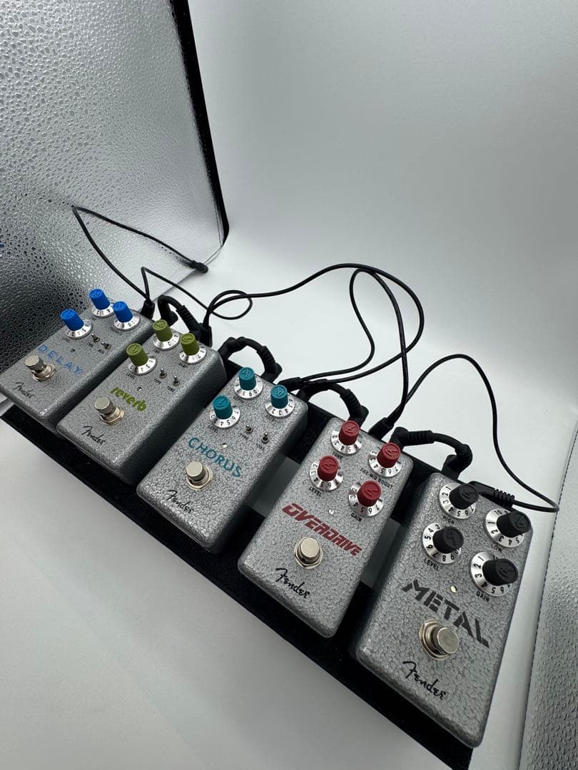 Fender エフェクター5個　ボード付き　まとめ売り