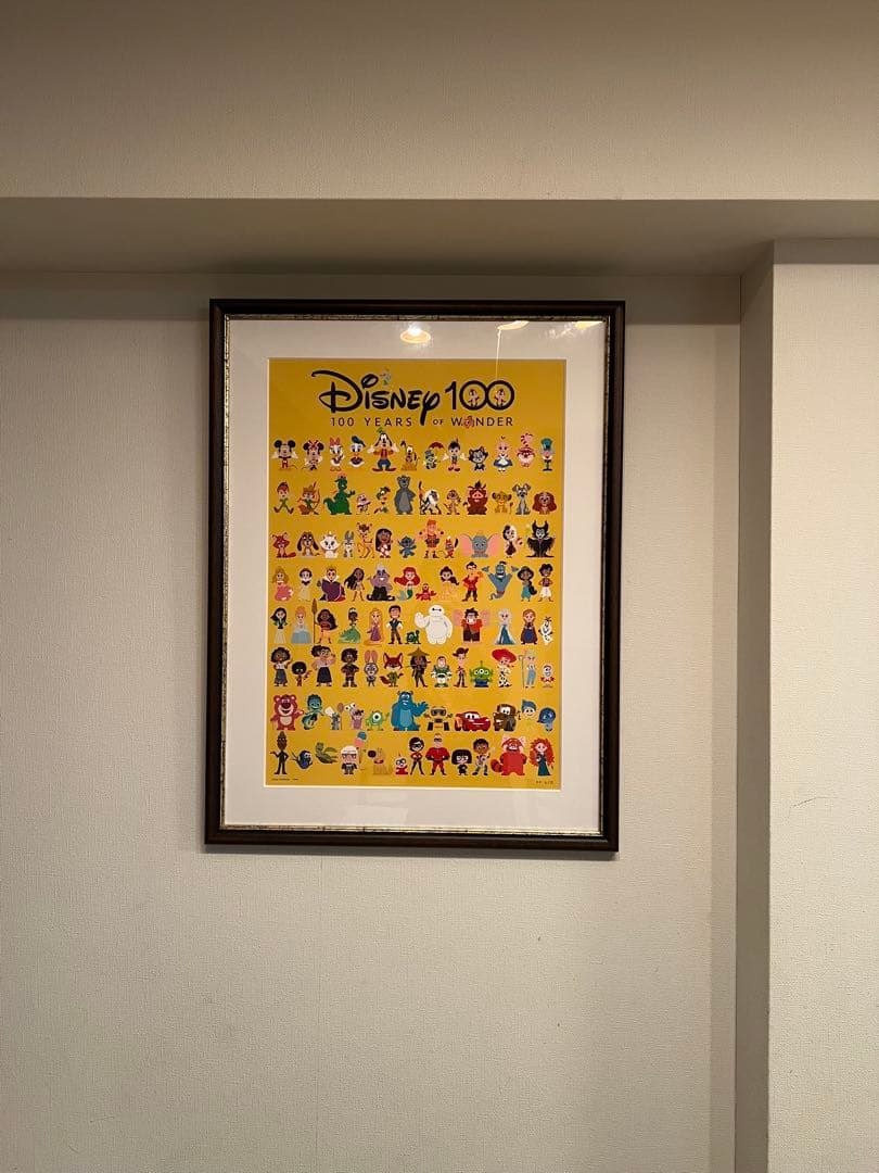 disney100周年　ディズニー絵画　世界限定100枚＋α