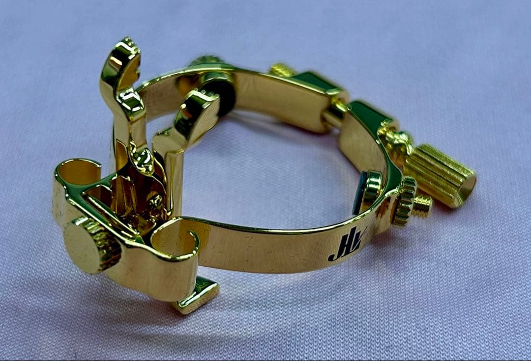 【美品】JLV B♭クラリネット用リガチャー 24K GP