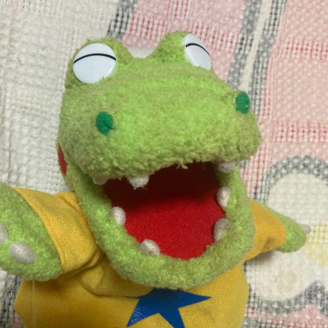 ざわざわ森のガンコちゃん　バンバン　ぬいぐるみ　パペット　ぬいぐるみの三英　中古