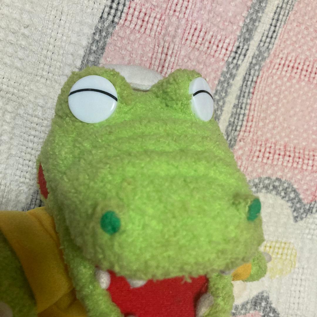 ざわざわ森のガンコちゃん　バンバン　ぬいぐるみ　パペット　ぬいぐるみの三英　中古
