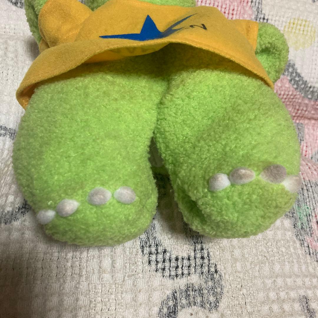 ざわざわ森のガンコちゃん　バンバン　ぬいぐるみ　パペット　ぬいぐるみの三英　中古